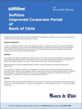 Softline Improved Corporate Portal of Bank of Chile