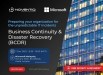 Business Continuity and Disaster Recovery (BCDR) Event with Azure Security Landscape Focus