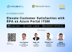 Elevate Customer Satisfaction with RPA on Azure Portal ITSM